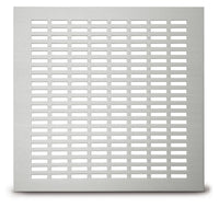 210 School Slot Perforated Grille: ¼” x 1” pattern - 35% open area