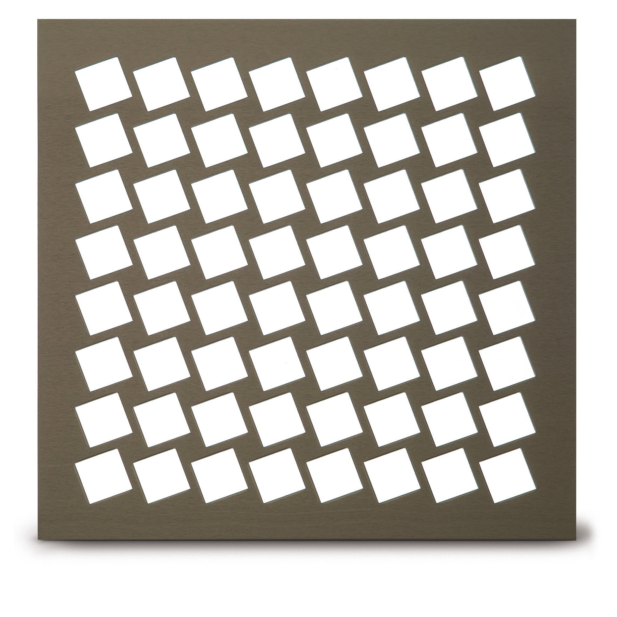 216 Square On Diamond Perforated Grille: 1” pattern - 64% open area