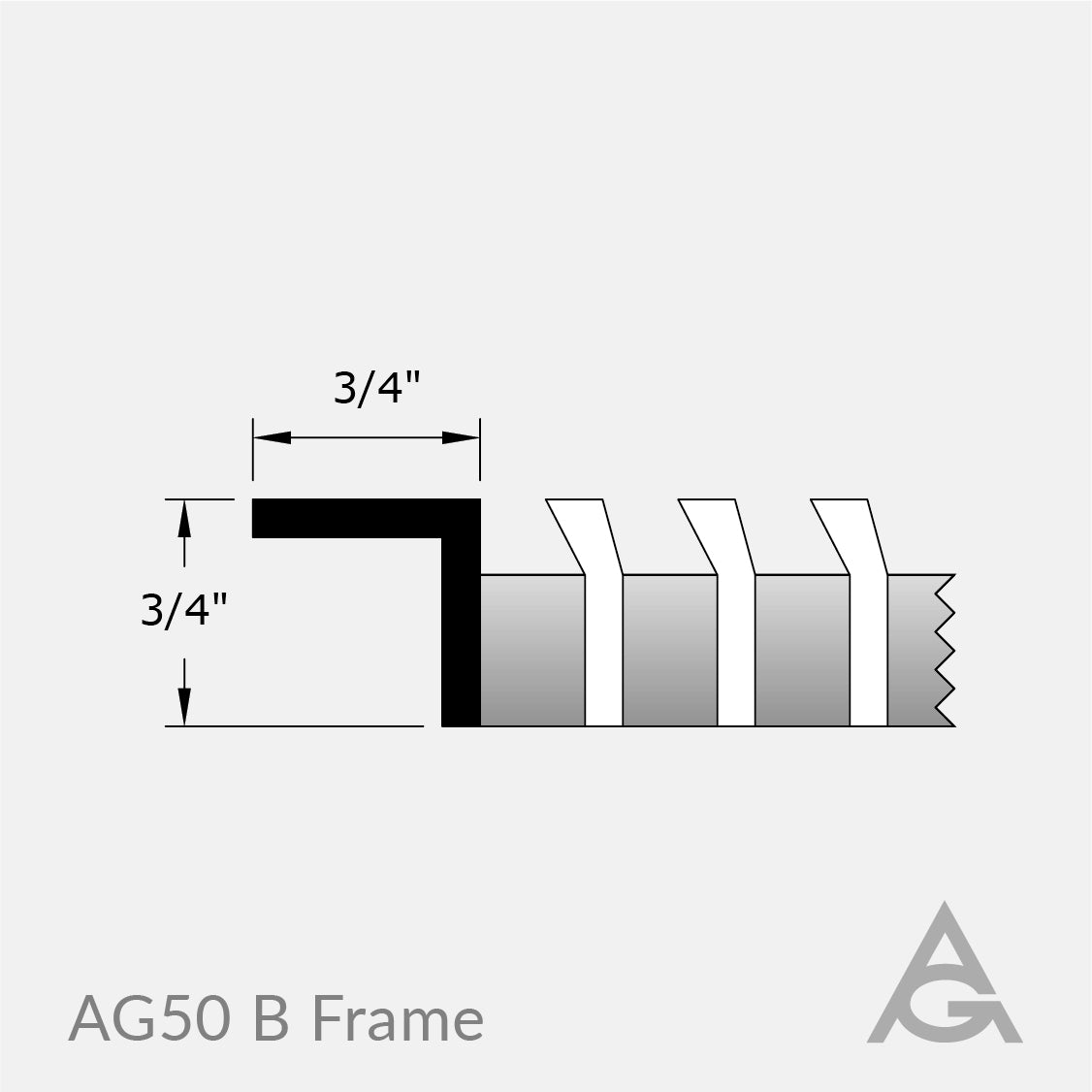 AG50 Green Bar Grille