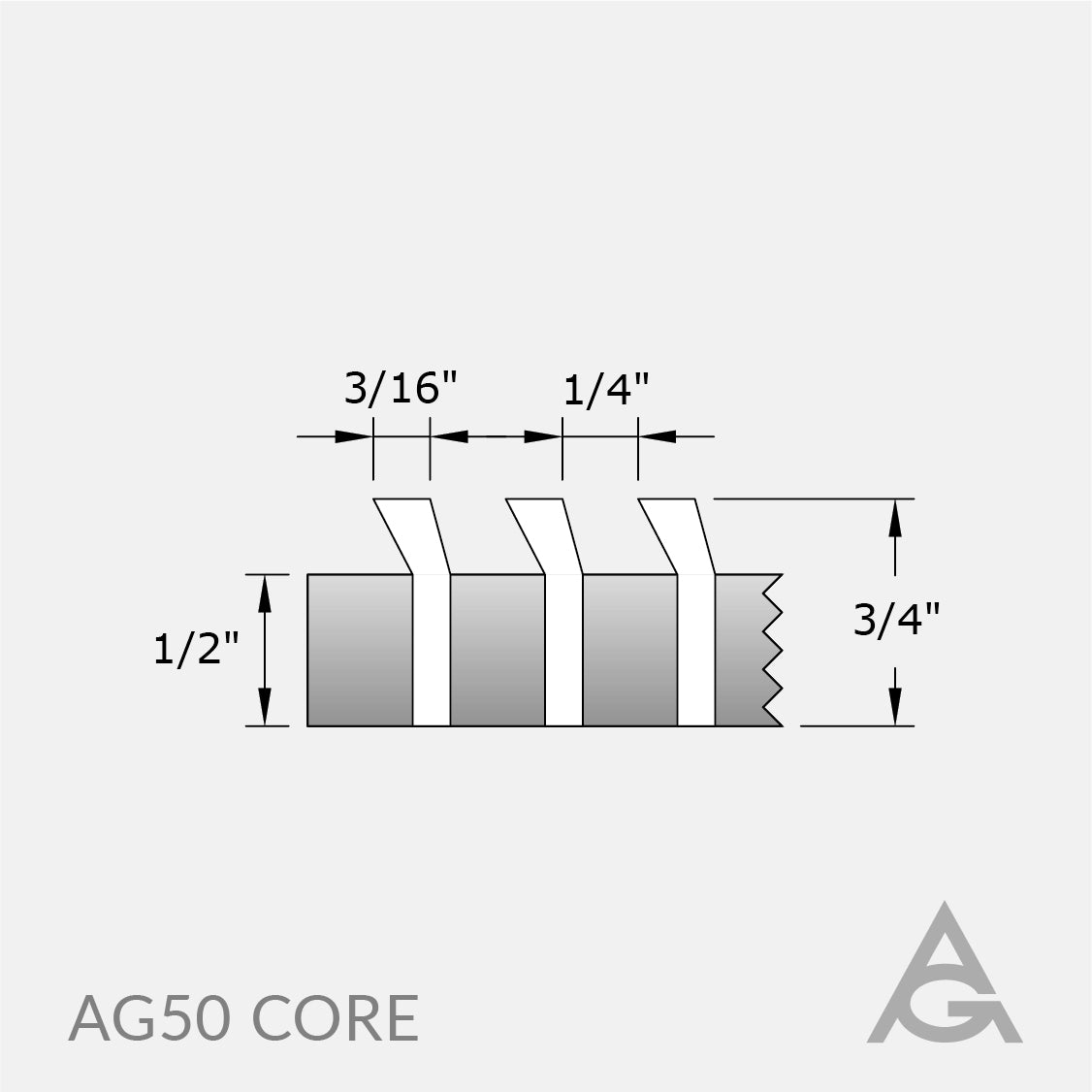 AG50 Green Bar Grille