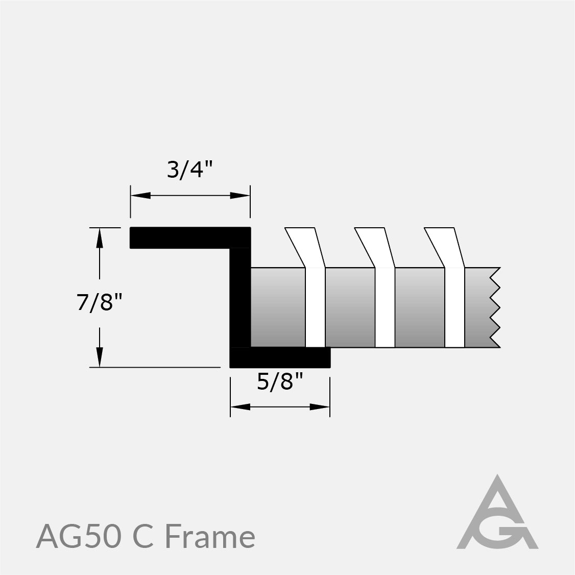 AG50 Green Bar Grille