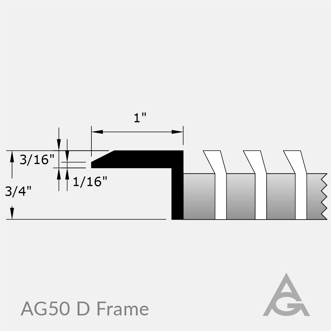 AG50 Green Bar Grille