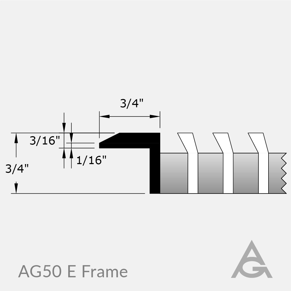 AG50 Green Bar Grille