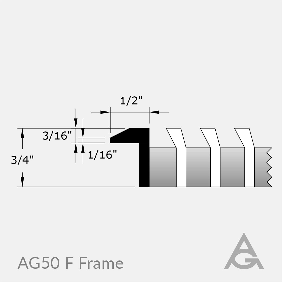 AG50 Green Bar Grille