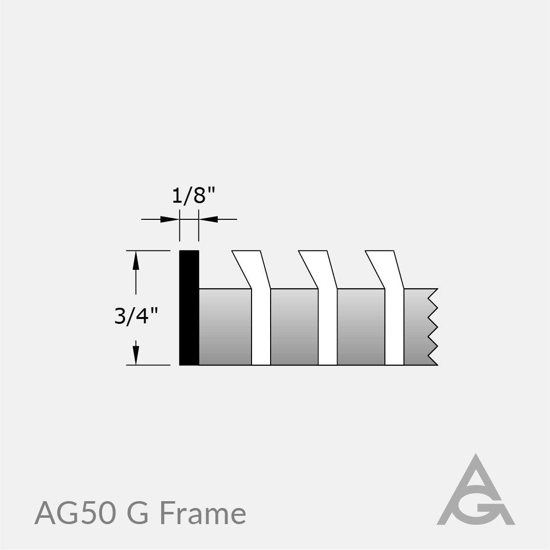 AG50 Green Bar Grille