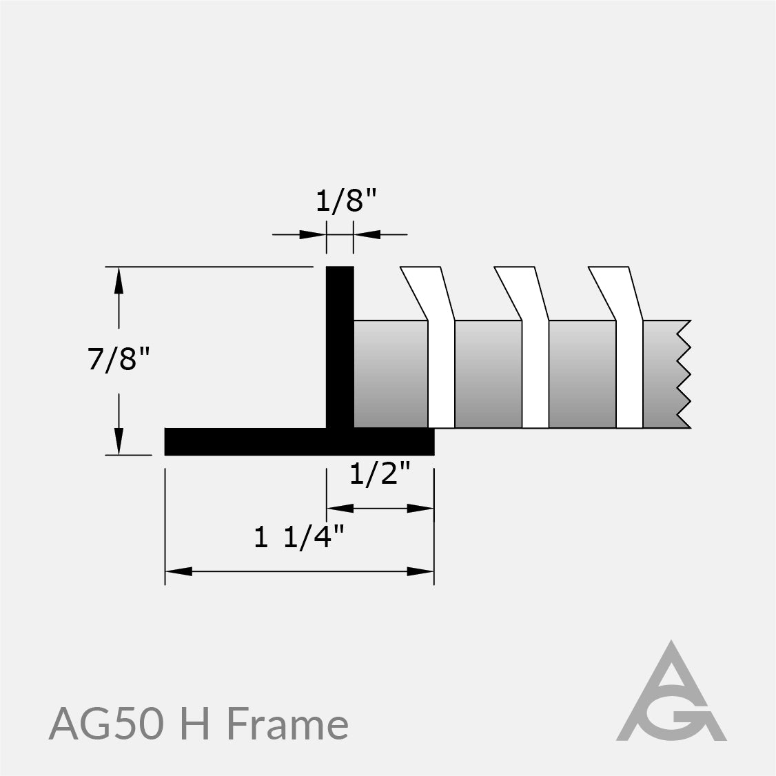 AG50 Green Bar Grille