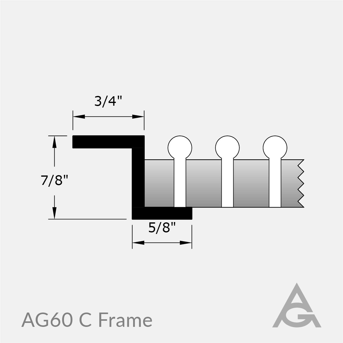 AG60 Green Bar Grille
