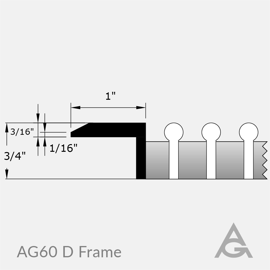 AG60 Green Bar Grille