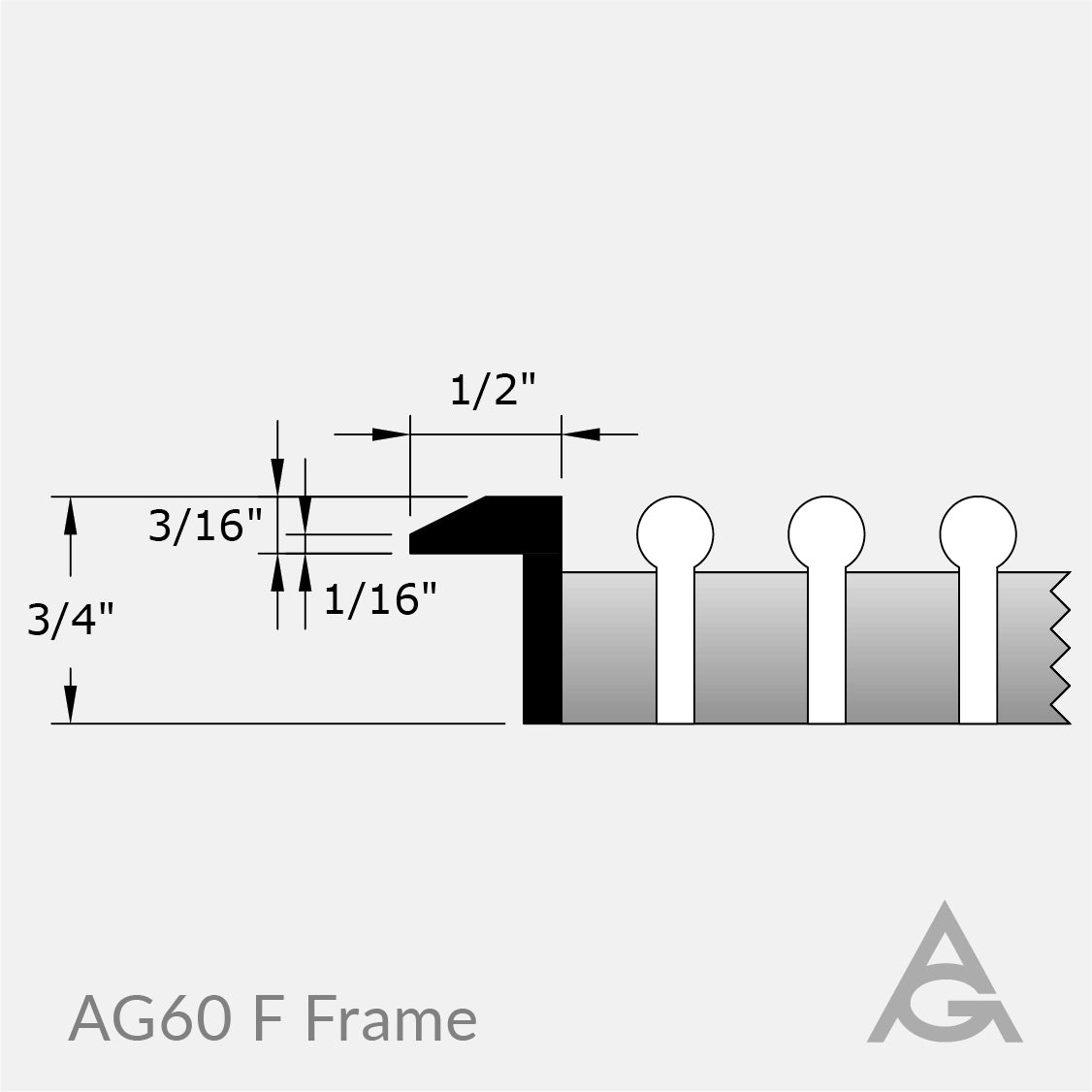 AG60 Green Bar Grille