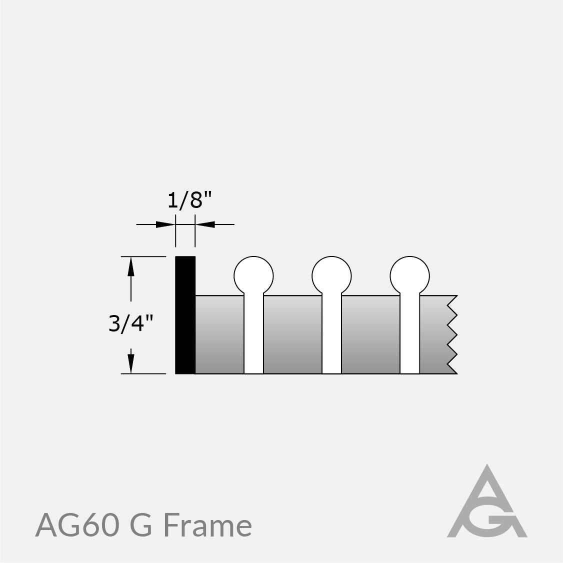 AG60 Green Bar Grille