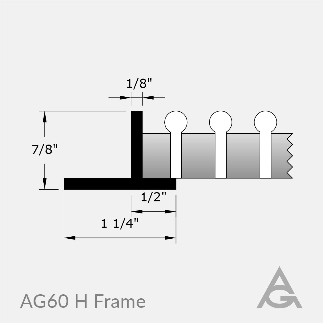 AG60 Green Bar Grille