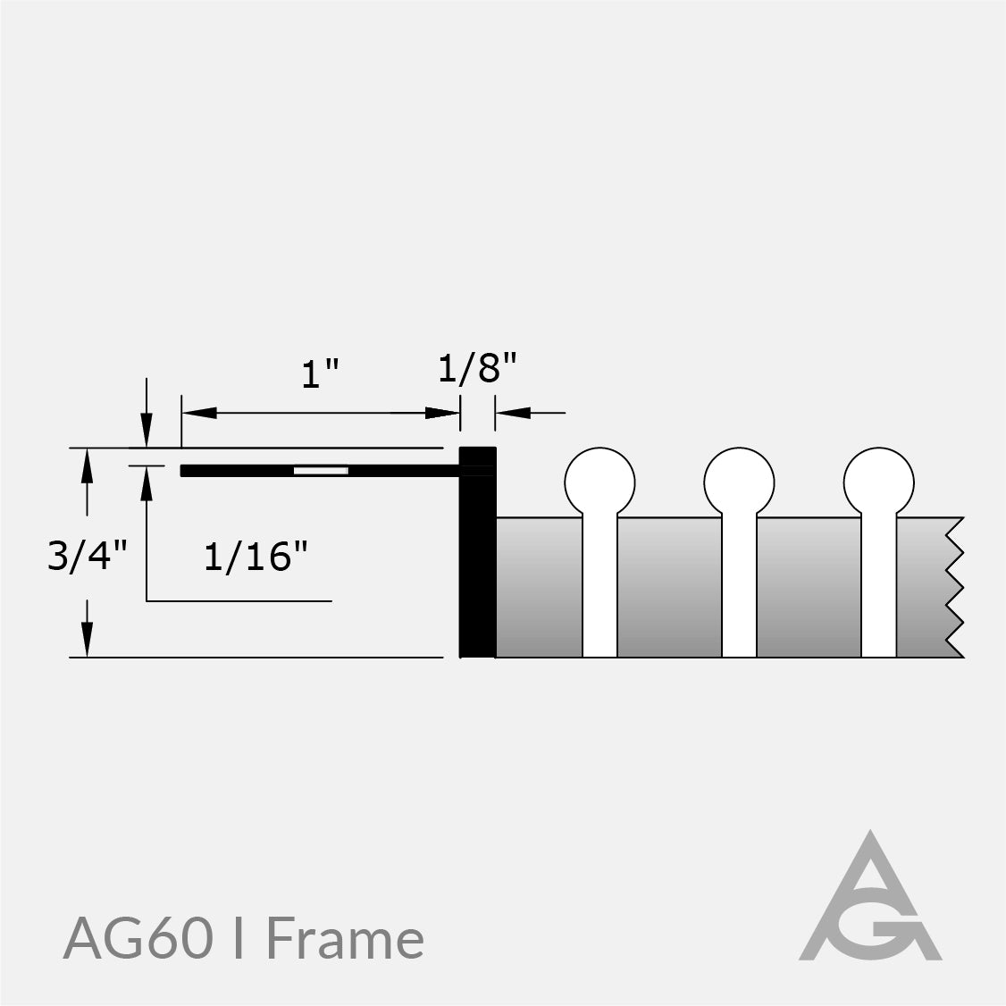 AG60 Green Bar Grille