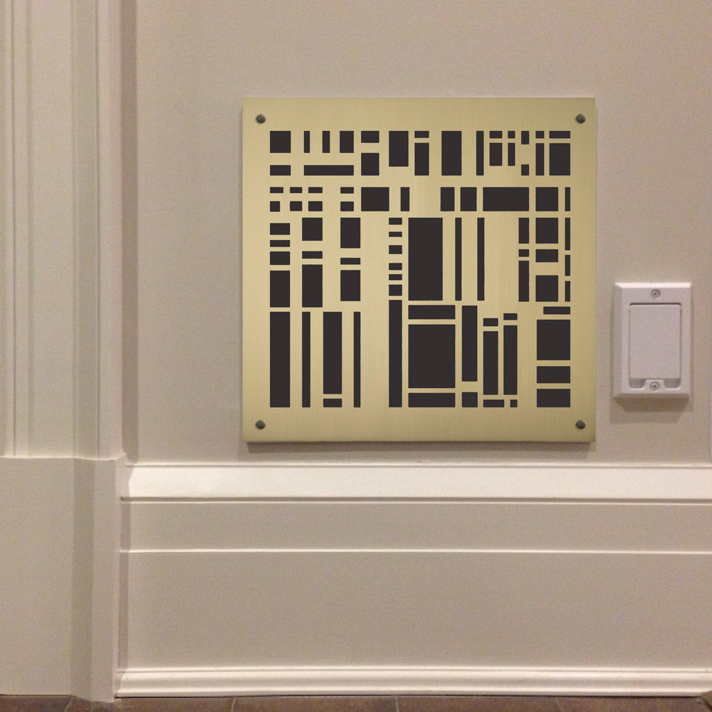 235 Cubic Perforated Grille