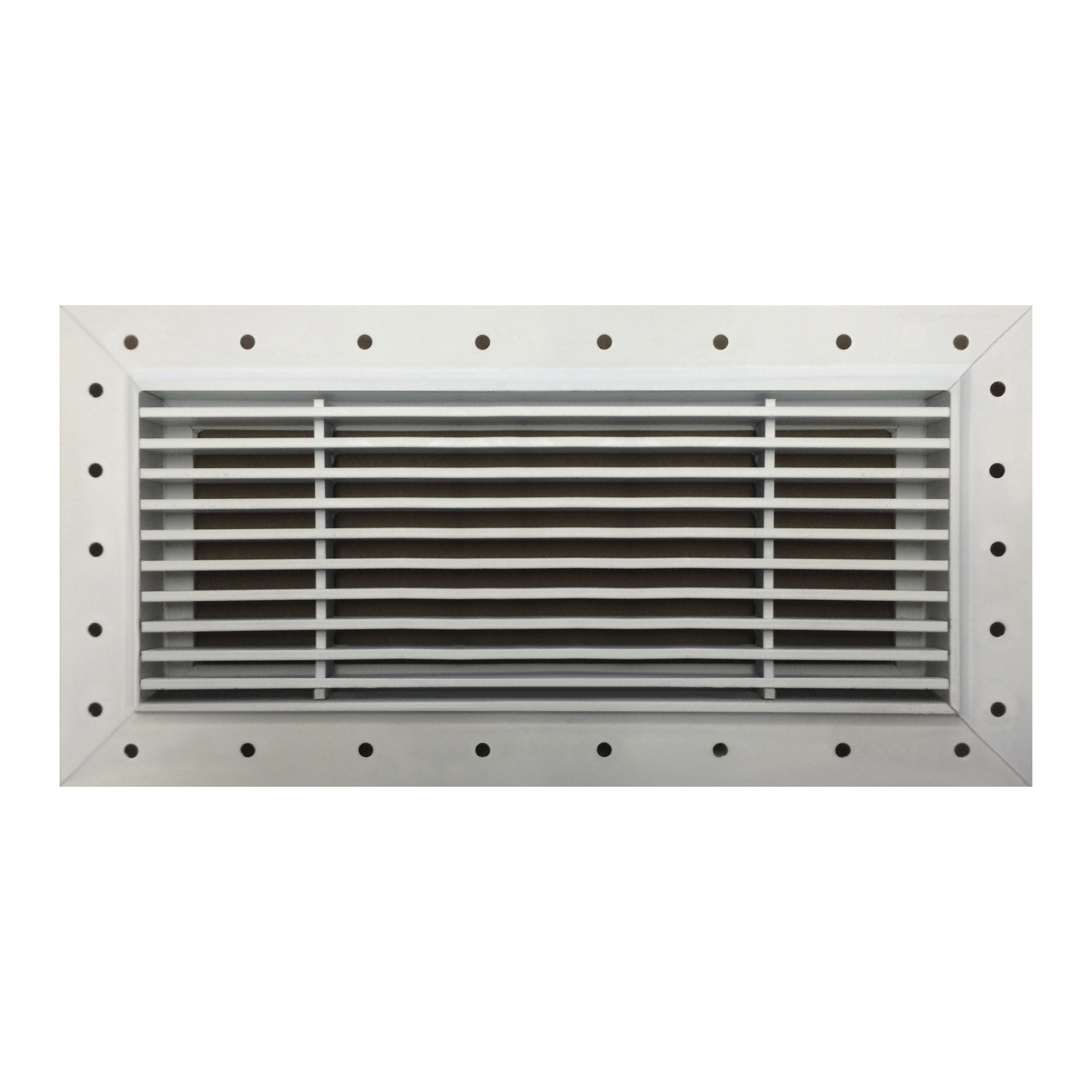 Spackle In J-Frame Grille with Removable Core (#513 Method of Fastening) - shown with core installed