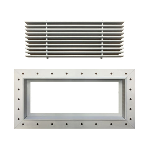 Spackle In J-Frame AG10 Grille with Removable Core (#513 Method of Fastening)
