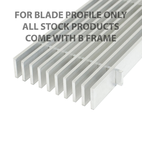 AG10 B Frame Bar Grille with Door