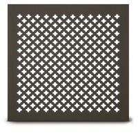204 Clover Leaf Perforated Grille: ½” x 3/16” pattern - 51% open area