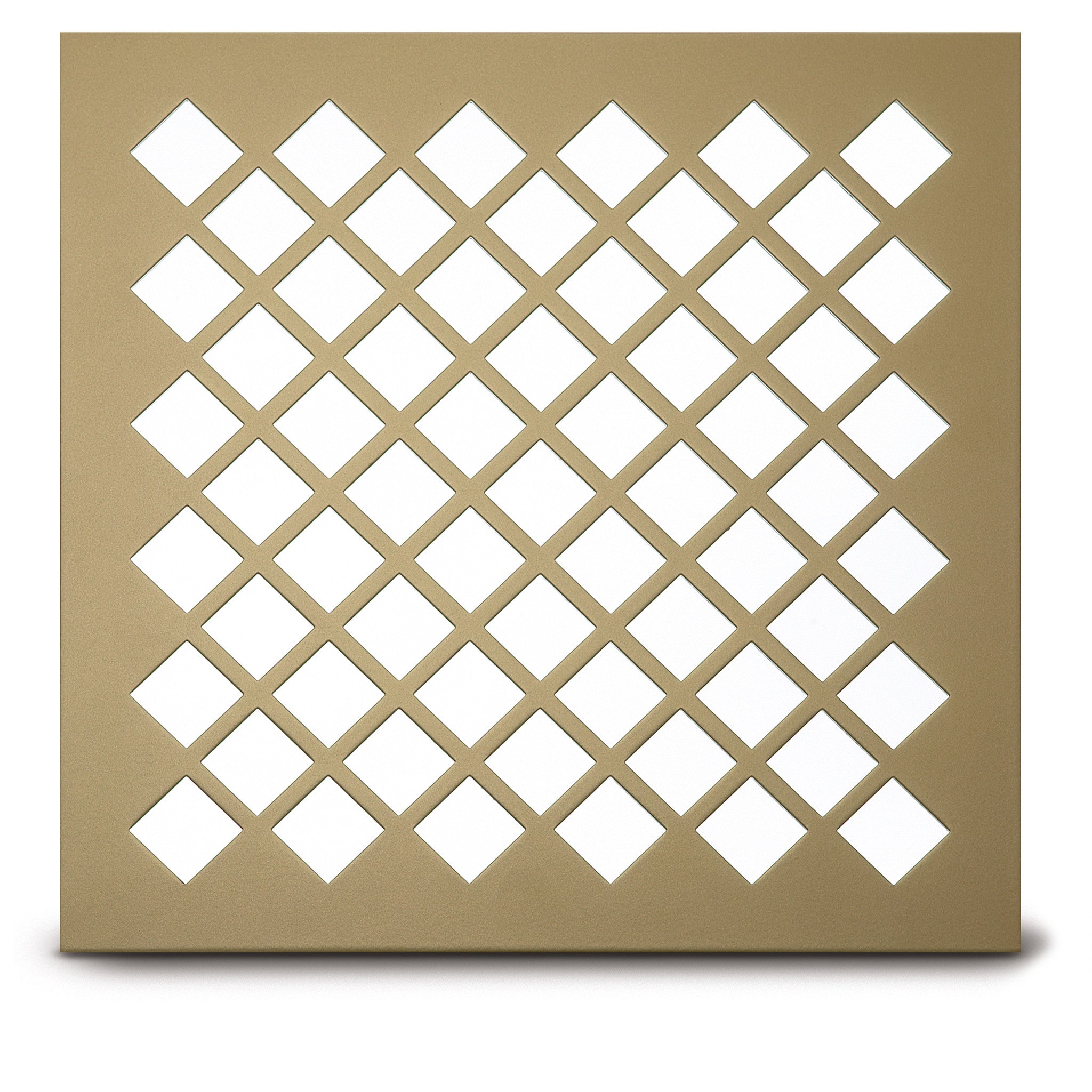 205 Diamond Perforated Grille: ¾” with ¼” bar - 56% open area