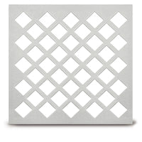 205 Diamond Perforated Grille: 1” with ¼” bar - 64% open area