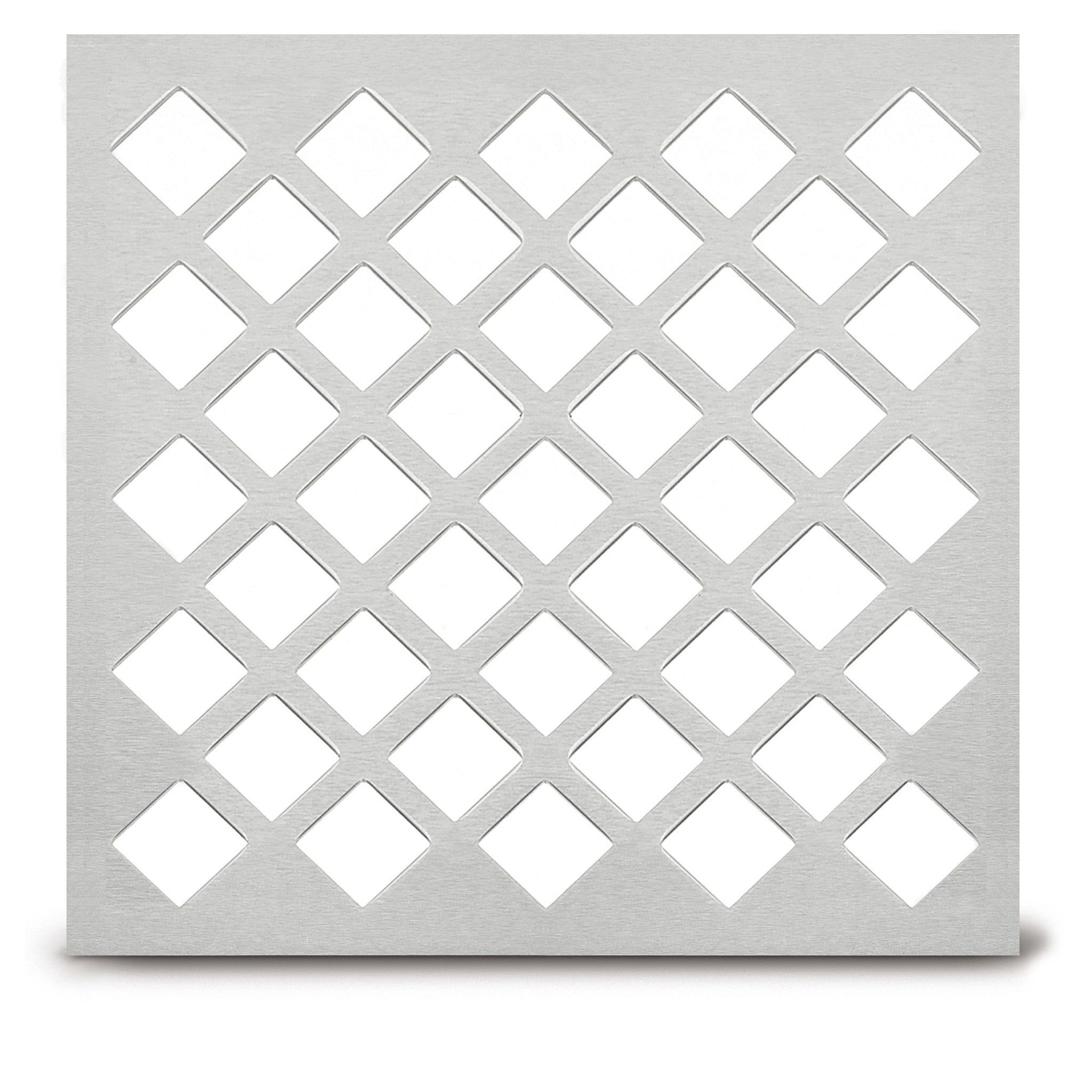 Perforated Diamond Brass Decorative Grille