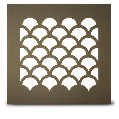 207 Shell Perforated Grille: 1¾” pattern - 72% open area