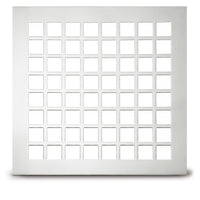 208 Lattice Perforated Grille: 1” with ¼”  bar - 64% open area