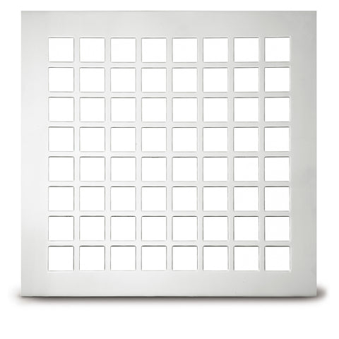 208 Lattice Perforated Grille: 1” with ¼”  bar - 64% open area