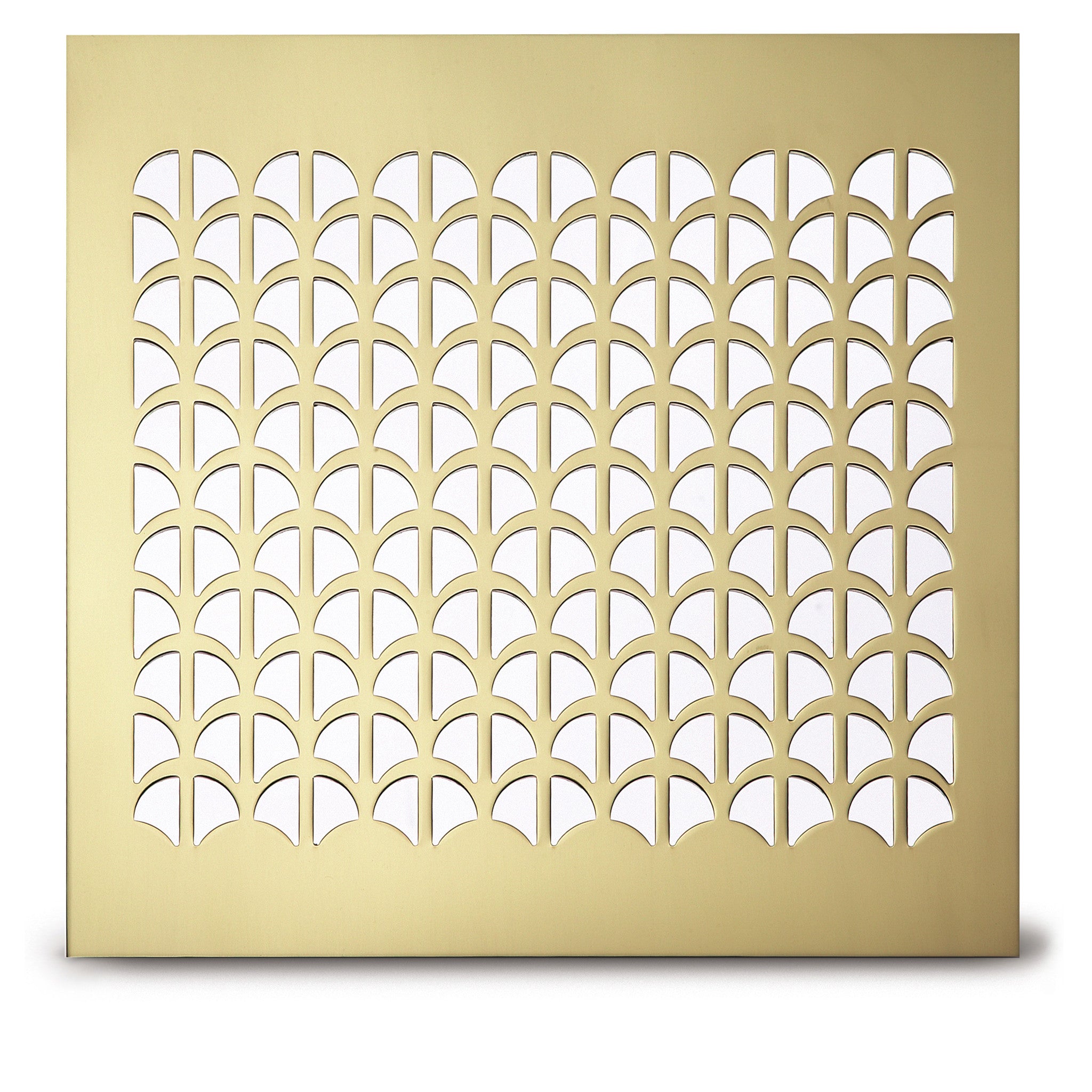 209 Half Shell Perforated Grille: 1 5/16” pattern - 55% open area