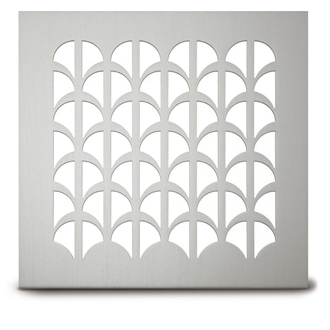 209 Half Shell Perforated Grille: 1¾” pattern - 68% open area