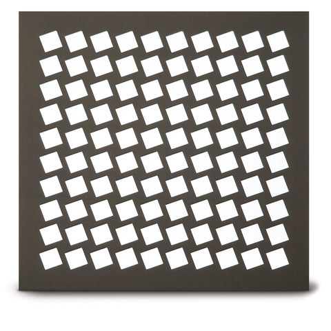 216 Square On Diamond Perforated Grille: ¾” pattern - 56% open area