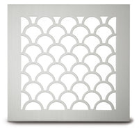 221 Tear Drop Perforated Grille: 1¾ x 1 9/16” pattern - 66% open area