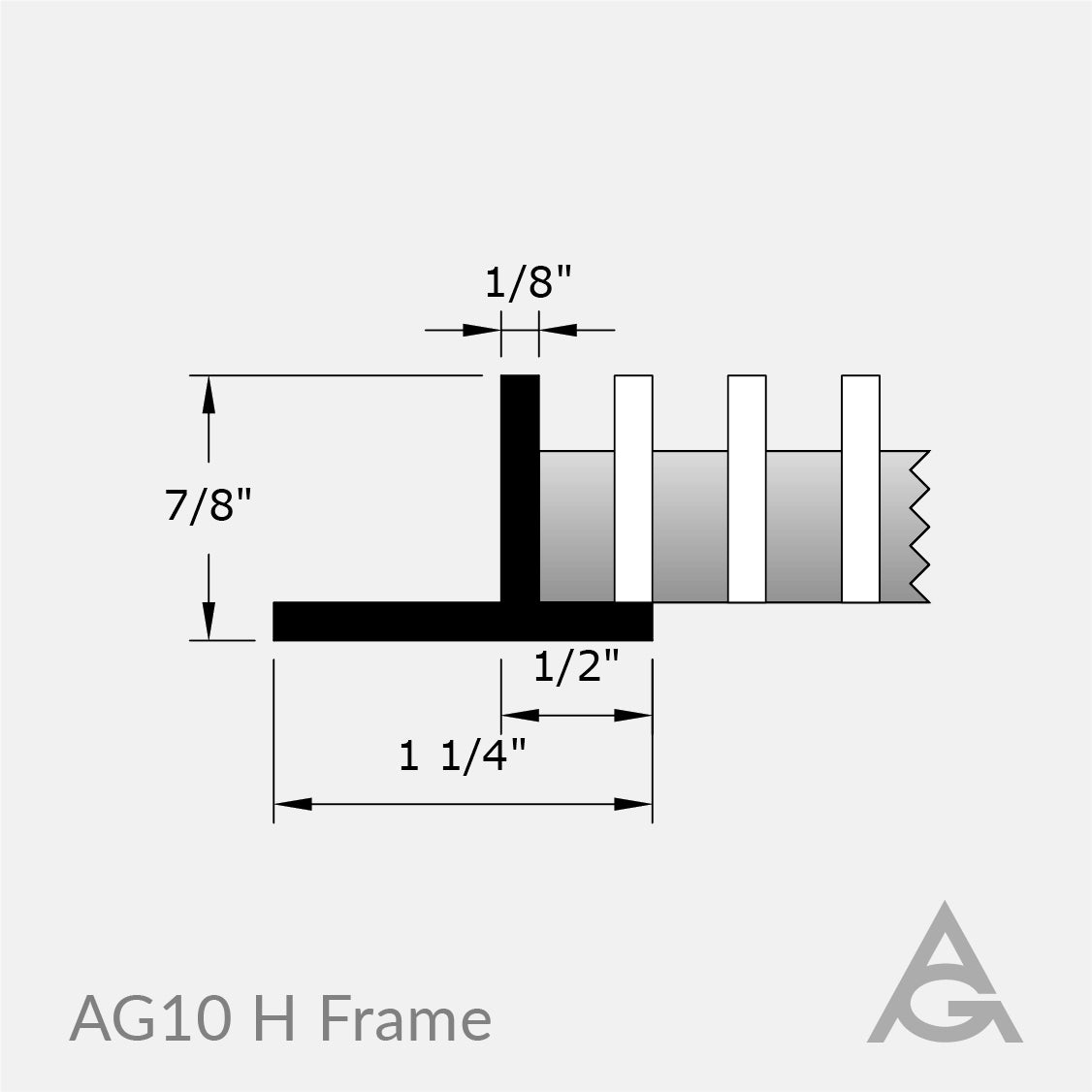 AG10 Green Bar Grille