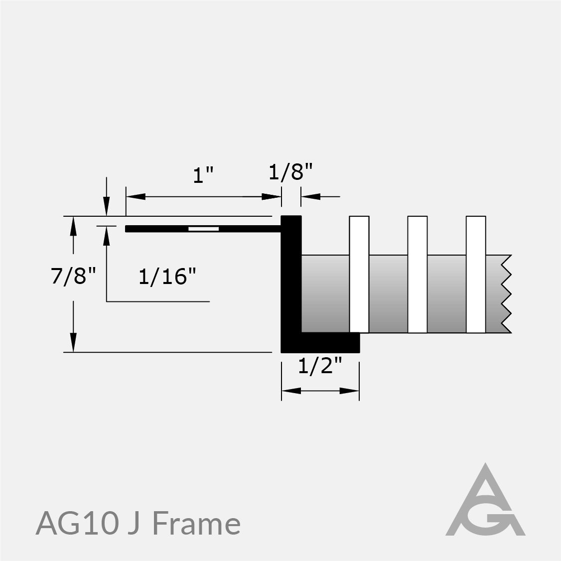 Spackle In J-Frame Bar Grille