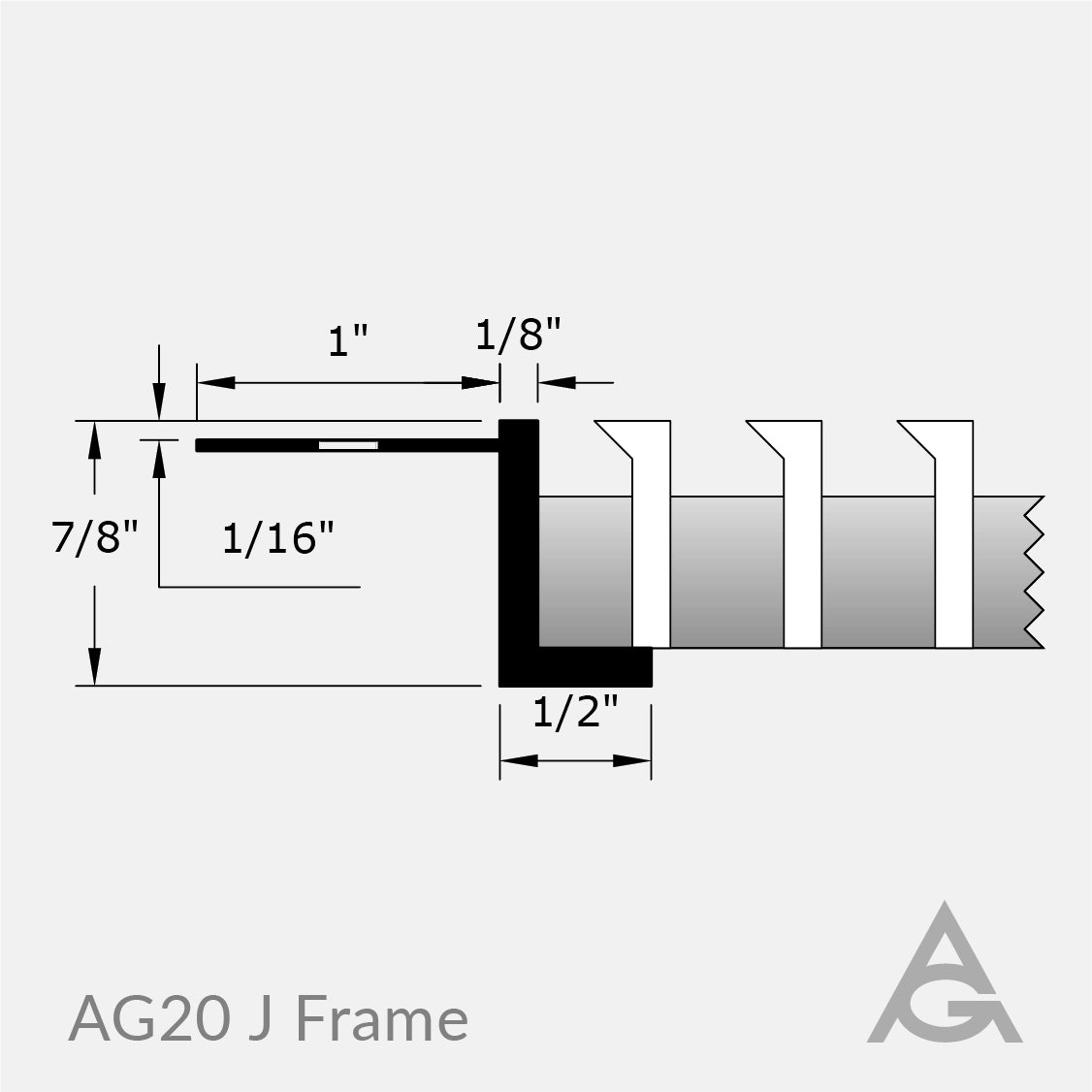 Spackle In J-Frame Bar Grille