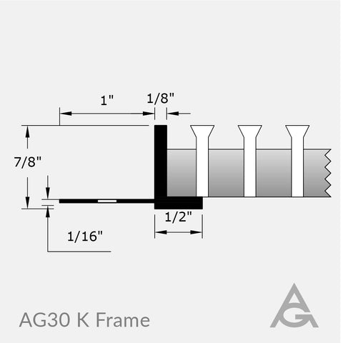 Spackle In K-Frame Bar Grille