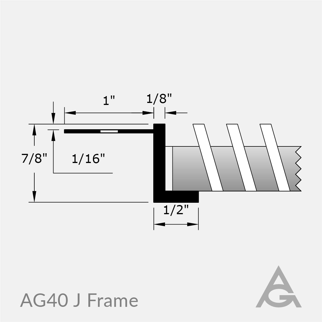 Spackle In J-Frame Bar Grille