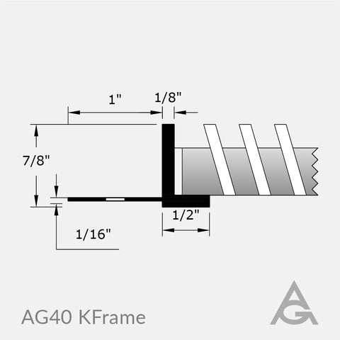 Spackle In K-Frame Bar Grille