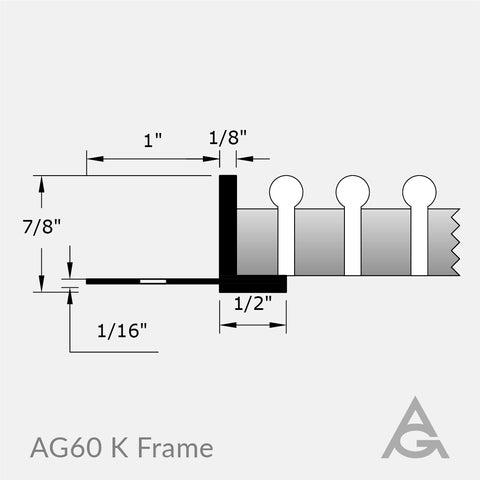 Spackle In K-Frame Bar Grille