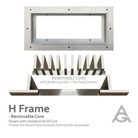 H Frame: Removable Core