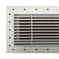 Spackle In J-Frame Grille (Satin Finish) with Removable Core (#513 Method of Fastening) - shown with core installed