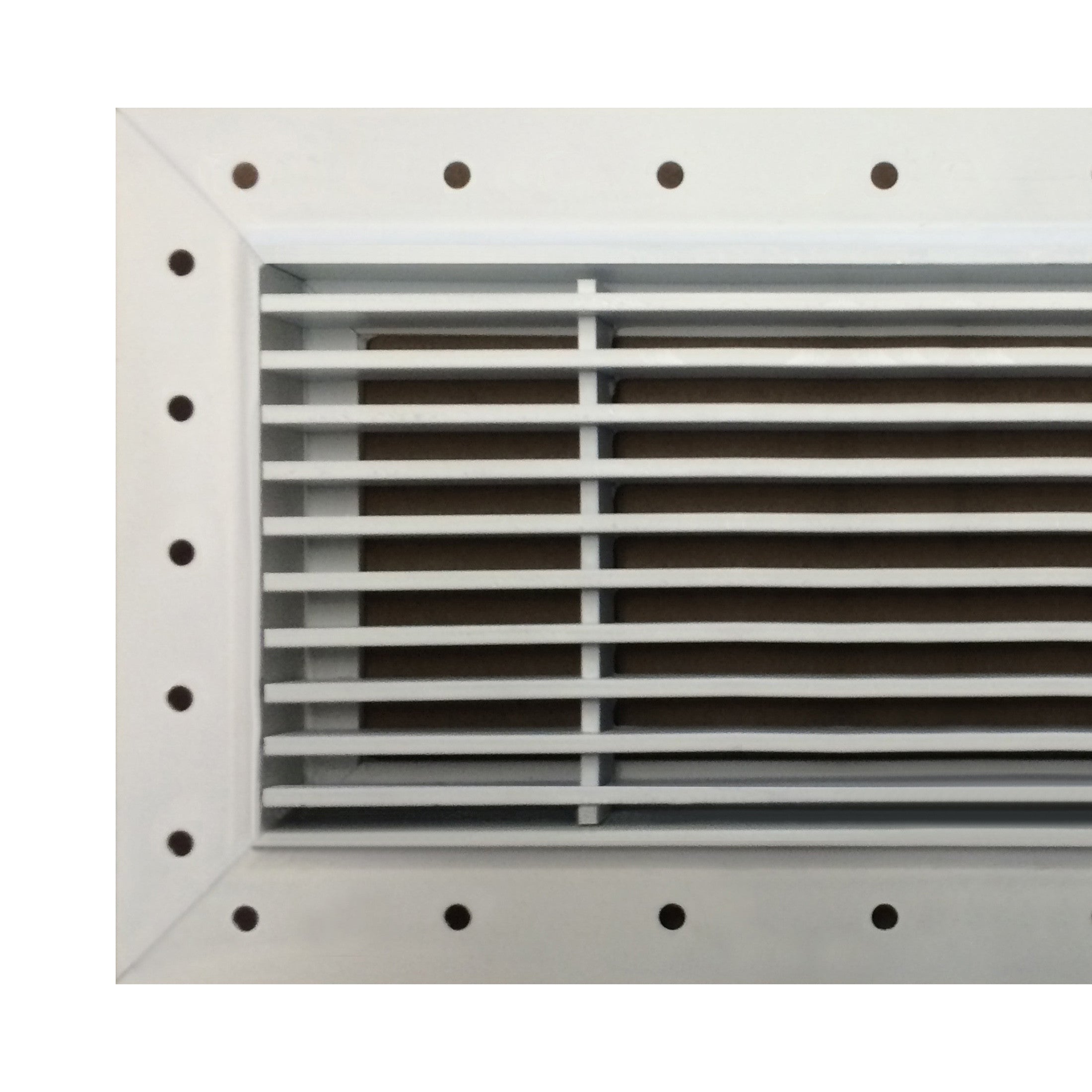 Spackle In J-Frame Grille (Satin Finish) with Removable Core (#513 Method of Fastening) - shown with core installed
