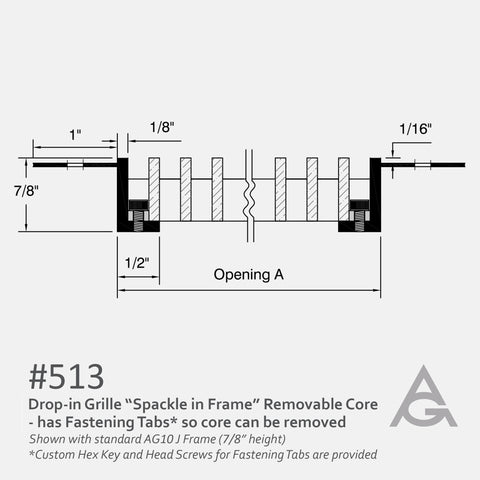 Spackle In J-Frame Bar Grille