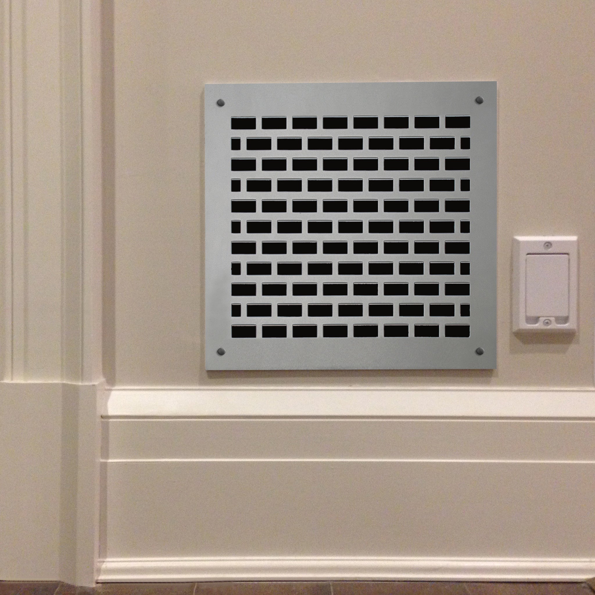 215 Brick Perforated Grille: 3/8” x 1” pattern - 43% Open