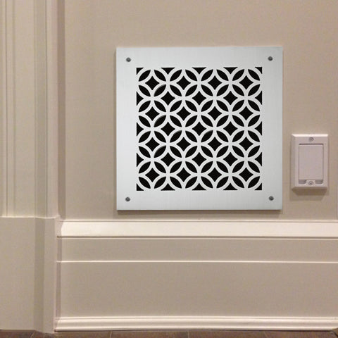 222 Circle Link Perforated Grille: 2½” pattern - 65% open area