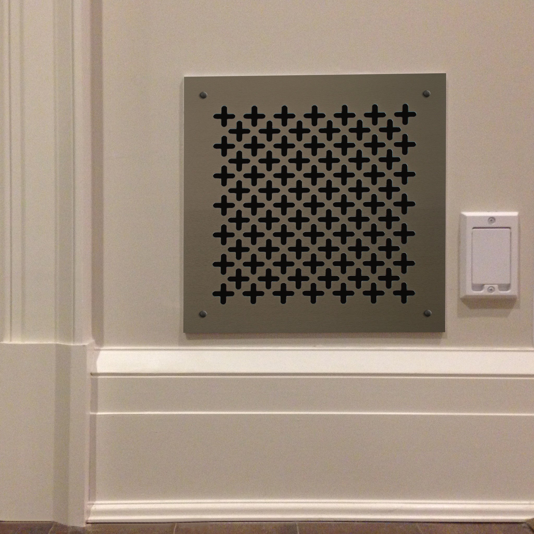204 Clover Leaf Perforated Grille: 1” pattern - 50% open area