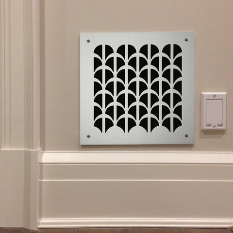 209 Half Shell Perforated Grille: 1¾” pattern - 68% open area