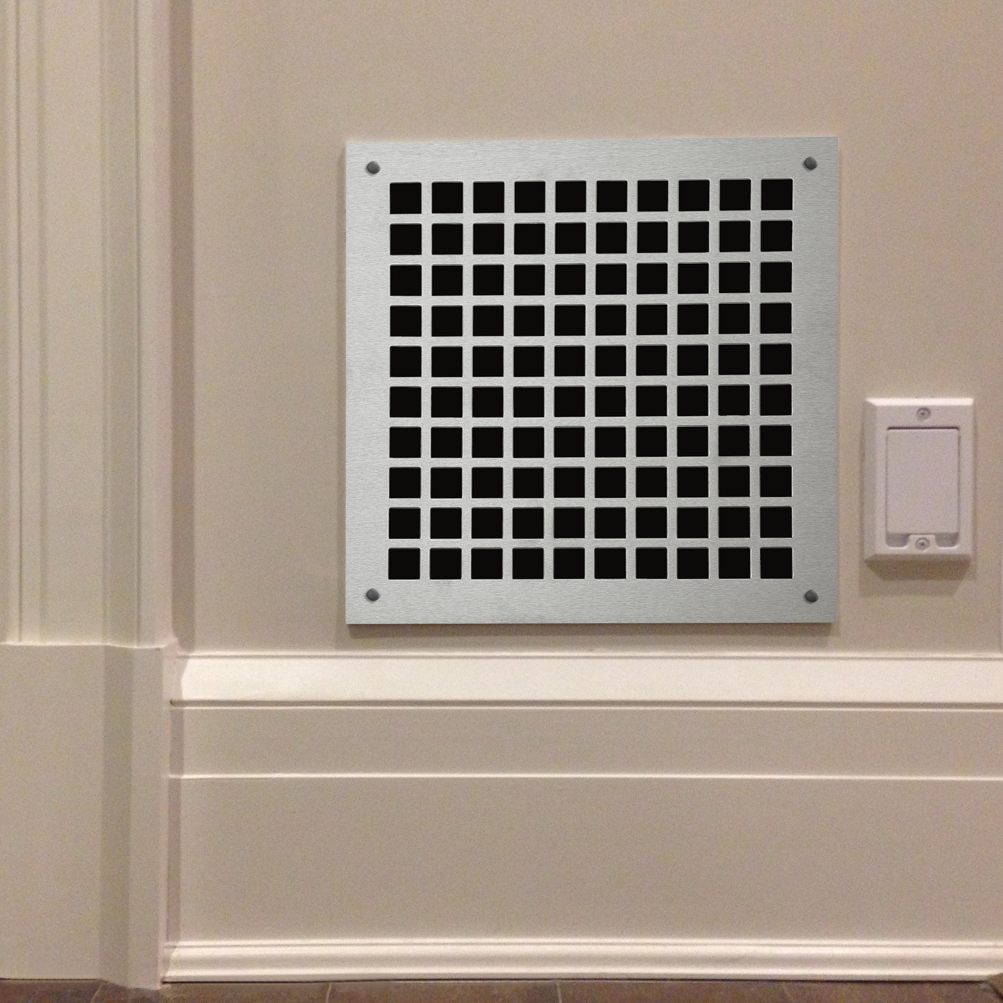 208 Lattice Perforated Grille: ¾” with ¼” bar - 56% open area