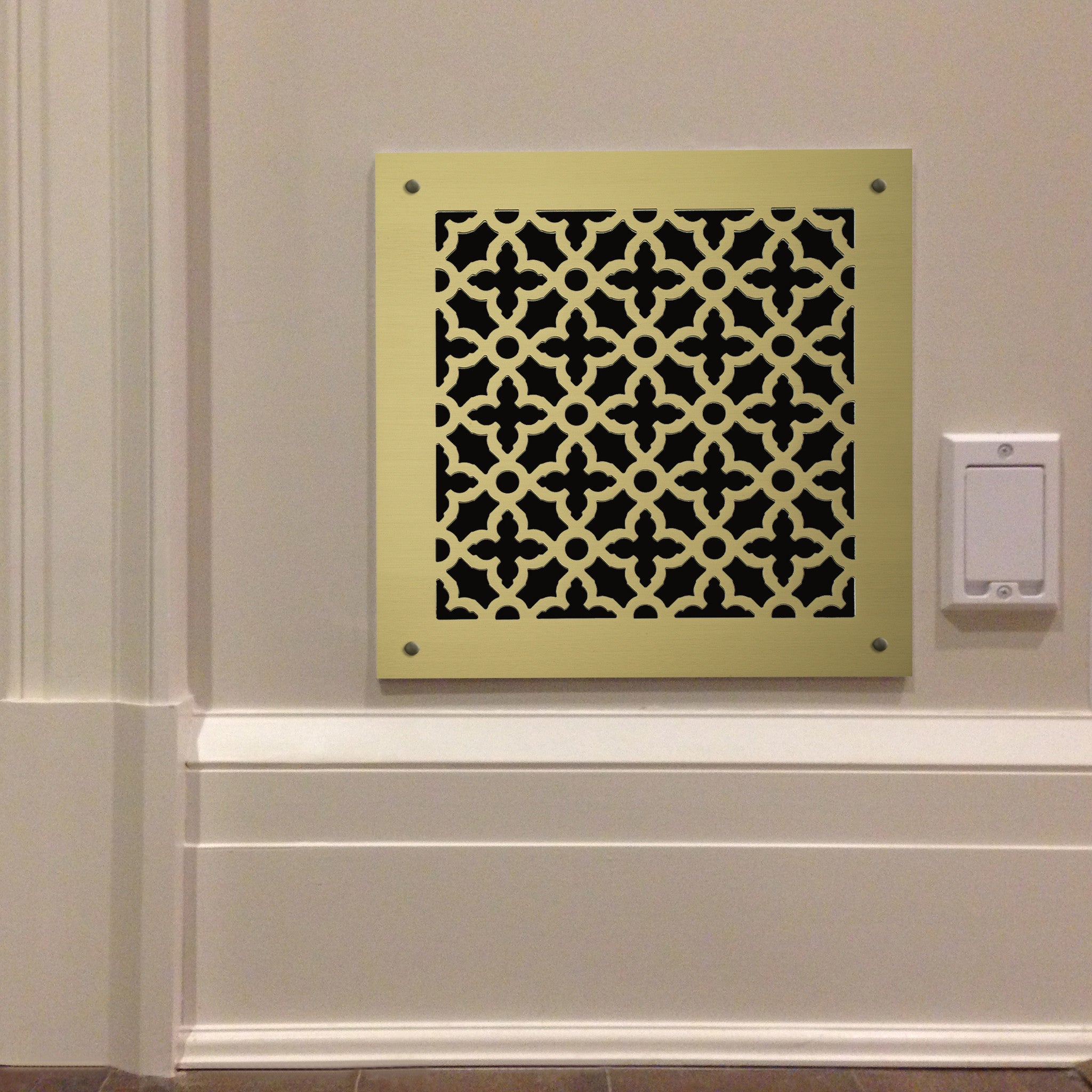 225 Majestic Perforated Grille: 1¾” pattern - 52% open area