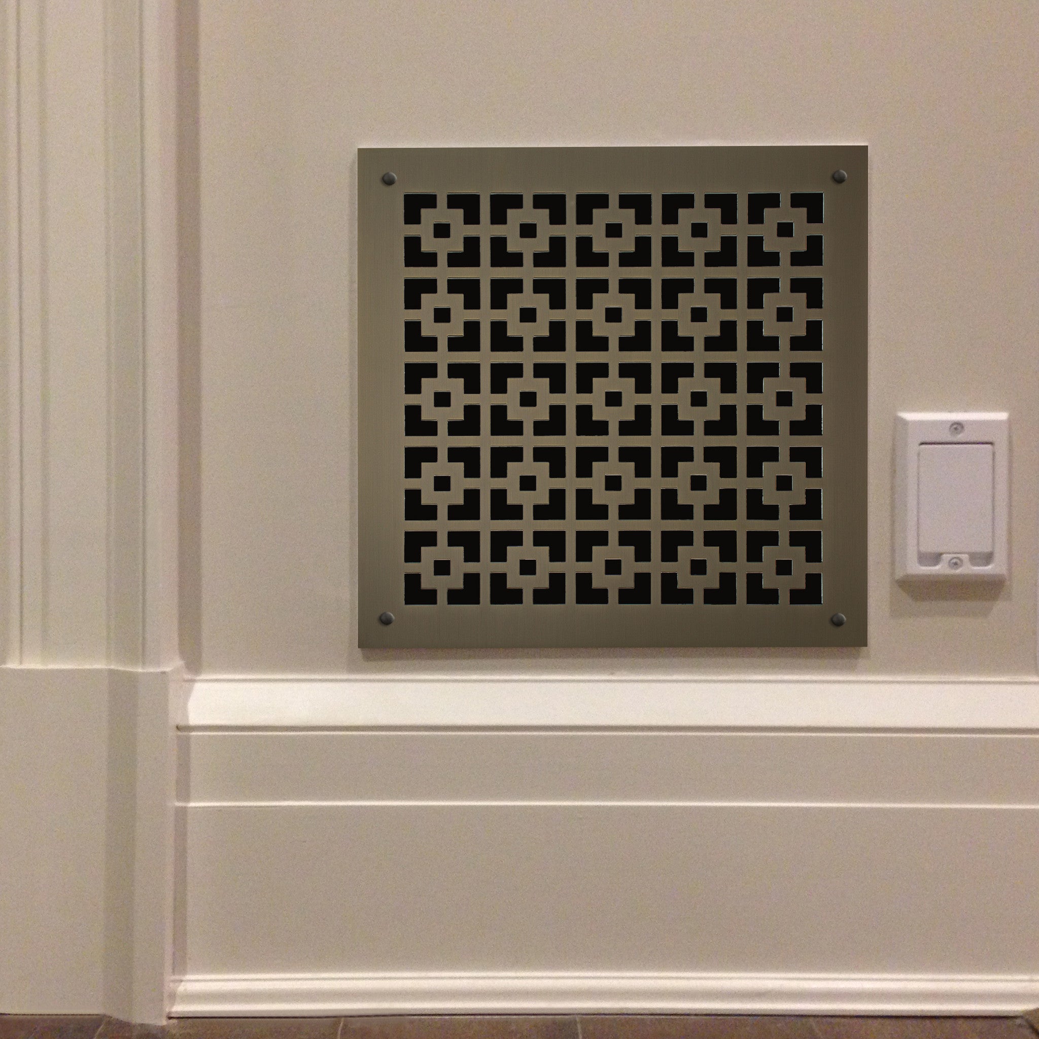200 Square Link Perforated Grille: 1¾” pattern - 49% open area