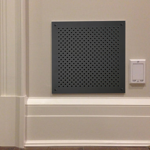 213 Staggered Hole Perforated Grille: ¼” diameter with ½” centers - 23% open area